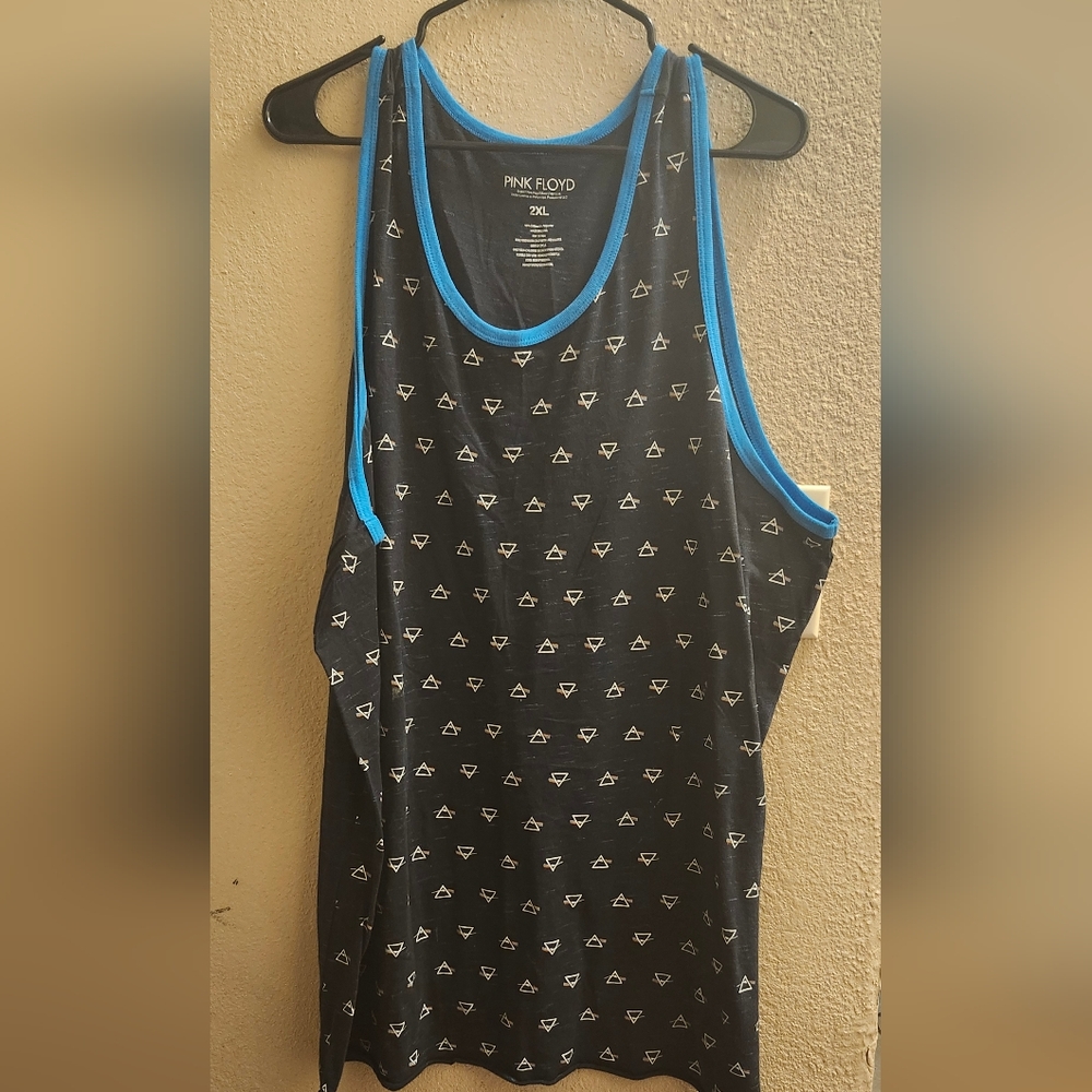 Pink Floyd Black and Blue Tank Top